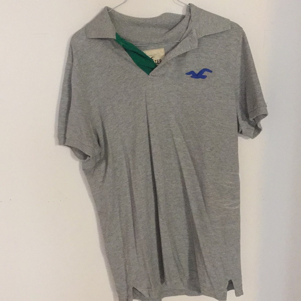 Hollister gray Polo Shirt